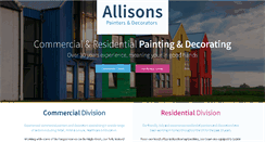 Desktop Screenshot of allisonspaintersanddecorators.co.uk