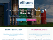 Tablet Screenshot of allisonspaintersanddecorators.co.uk